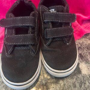 Vans Toddler Hook and Loop (Velcro) Sneakers classic low-top shoes Toddler 10